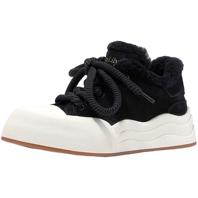 bellalily街头厚底加绒加厚板鞋