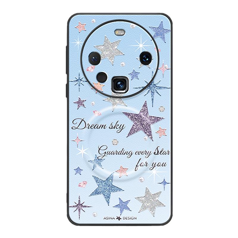 星星闪烁适用华为Mate70pro手机壳磁吸支架高级Mate60保护套rs创意50pro+全包防摔30e网红高档女mt40por新款+