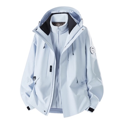 啄木鸟冲锋衣外套男女2025新款