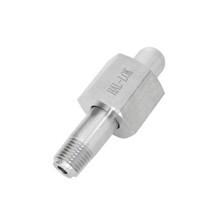 316L不锈钢钢瓶接头NPT1/4转换G5/8RH乙炔W21.8氢气氮气气瓶接头