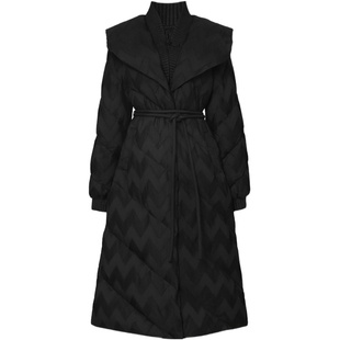 2025冬季新款气质翻领百搭羽绒服加厚假两件过膝白鸭绒羽绒服女