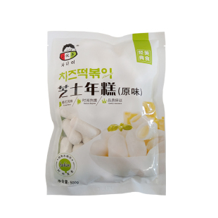 小伙子芝士年糕奶酪夹心原味紫薯南瓜拉丝餐饮商用年糕条500g打糕
