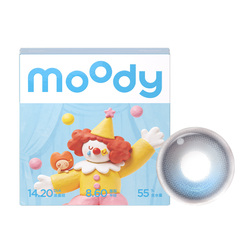 moody美瞳日抛经典琥珀石月光石pro彩色隐形眼镜中小直径10片