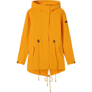 SCALER思凯乐户外冲锋衣女新款防风防水中长款徒步登山服风衣外套