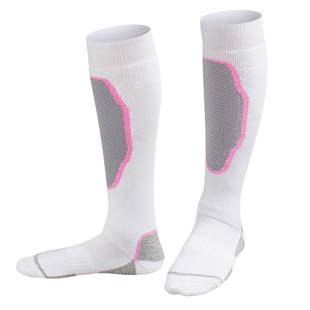 3双 滑雪袜男女加厚加绒保暖户外运动登山中长筒徒步袜子旅游装备