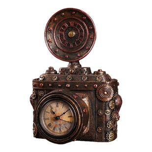 老上海复古小摆件相机钟表钢琴自行车望远镜大笨钟民国老物件道具