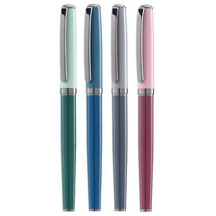 永生3561莫兰迪钢笔学生正姿墨囊墨水特细明尖练字铱金钢笔办公礼品全金属钢笔免费刻字通用墨囊