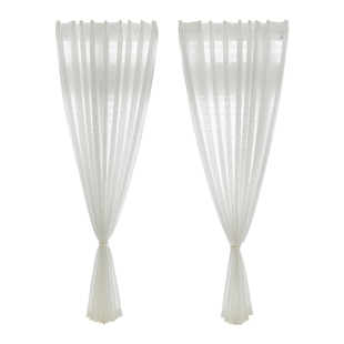 简约白色定制窗帘卧室客厅轻薄透光不透人窗纱新款亚麻纱帘高级感