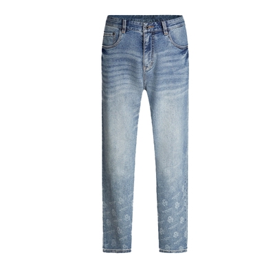 曼加龙时尚长绒棉亲肤男士牛仔裤