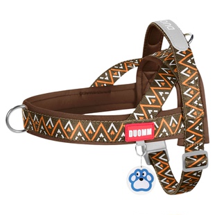 狗狗牵引绳马鞍式柴犬柯基中小型犬防挣脱可调节边牧胸背带狗绳子