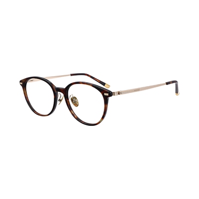 【26新品】木九十眼镜圆形玳瑁色板材镜框金属镜腿镜架MJ12FN3005