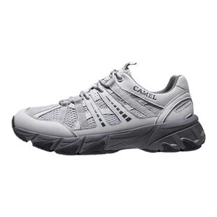 骆驼户外休闲鞋男鞋2026夏季新款登山徒步鞋透气网面爬山运动鞋子