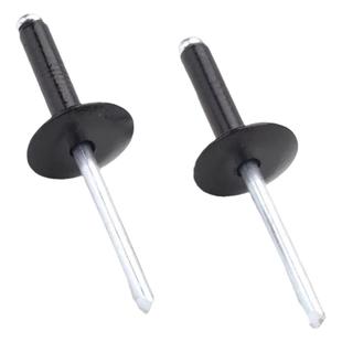 黑色大帽抽芯铆钉彩色大头拉柳钉黑头烤漆圆头柳丁铝拉钉M4M5包邮