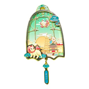 西安文创钟鼓楼博物馆正品长安钟韵景云钟可滑动金属冰箱贴伴手礼