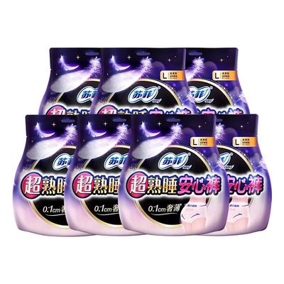 苏菲安心裤夜用L码6片整箱组合装