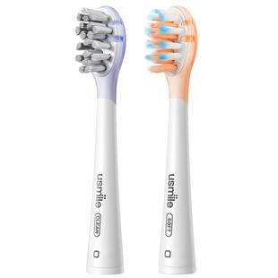 笑容加usmile电动牙刷头成人缓震软毛Y20/P10/P1通用替换刷头