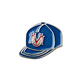 Mizuno美津浓秋季百搭U.Sage联名帽子形状复古做旧铜制徽章胸针