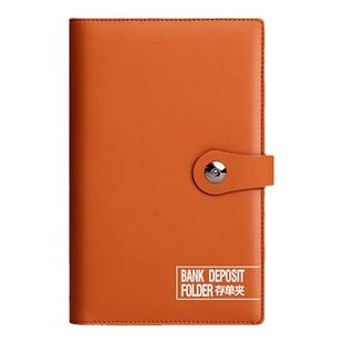 银行存单收纳本文件夹支票汇票存单夹收纳册存折本票据夹定期活期存款储蓄单文件袋多功能收集册收据欠条整理
