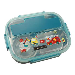 韩国316不锈钢饭盒小学生专用儿童分格保温便当盒午餐盒带盖餐盘