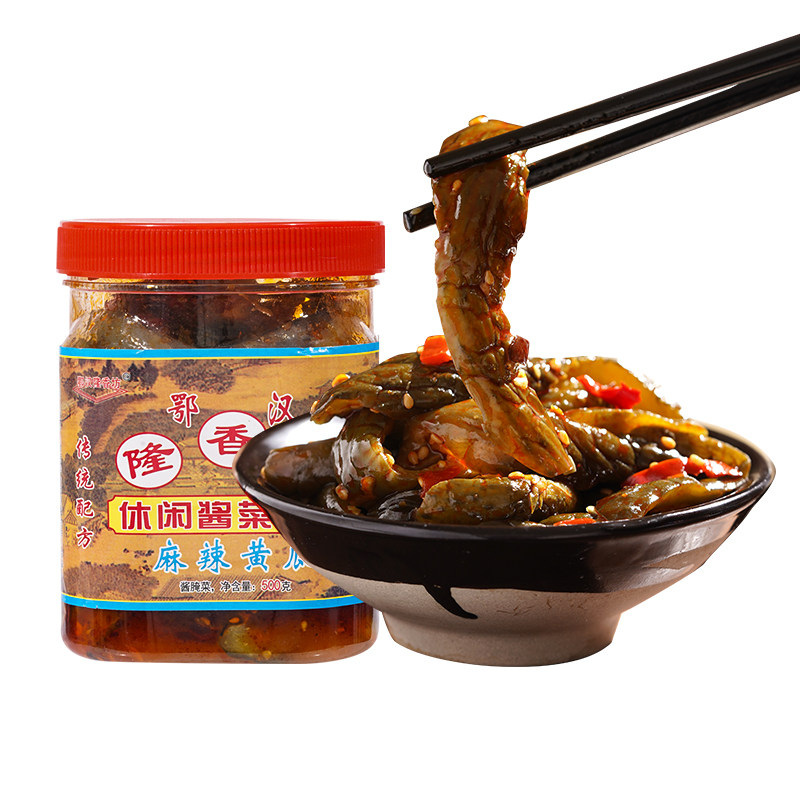 隆香坊麻辣黄瓜500g*4瓶装