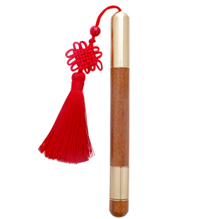 新品复古中国结签字中性笔文创木制礼品笔企业公司logo定制刻字