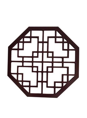 镂空花格中式仿古窗户装饰墙面