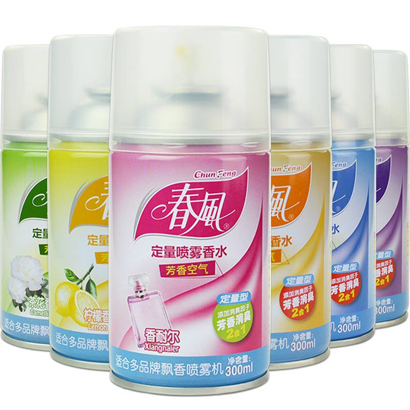 春风空气清新剂自动喷香机补充液酒店商场香薰喷雾室内香氛去异味