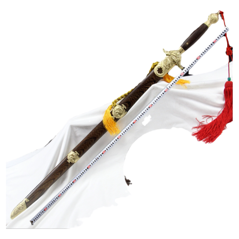 龙泉神龙宝剑 太极剑不锈钢男女通用晨练剑 武术软剑表演剑未开刃