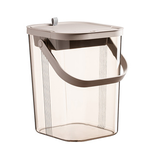 茶水桶废水桶家用茶渣桶透明茶台干湿分离茶桶过滤高端茶具配件