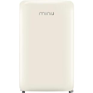 MINIJ小吉100升单门小冰箱风冷无霜小型立式冷冻家用母乳储鲜冷柜