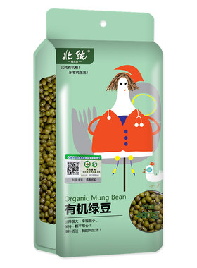 北纯有机绿豆有机认证健康守护