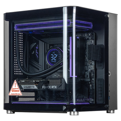 华硕9800X3D5070迷你海景房电脑