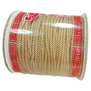 蒙古手搓棉线1.8mm 2mm文玩串珠流苏线DIY手工编织项链手串红绳子