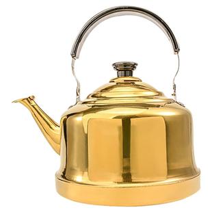 加厚不锈钢水壶商用火锅店专用加汤壶中式热水茶壶家用鸣音烧水壶