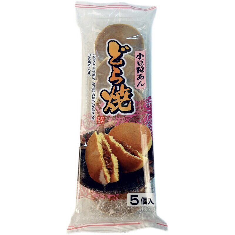 铜锣烧红豆味日本进口5个入早餐