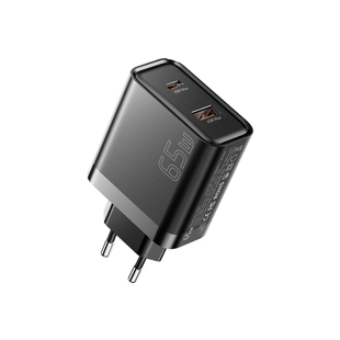 ESSAGER 65W GaN USB Type C Charger Ultra Thin Quick PD PPS Portable适用于iPhone16 Pro Macbook Laptop