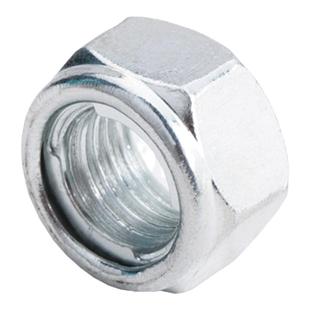 镀锌全金属六角锁紧螺母/铁皮自锁螺帽防松螺母M4M5M6M8M10M12M16