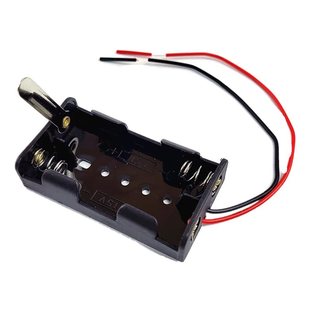 优质5号电池盒带开关电池座子带线1节2节3/4/5/6/8节1.5/3/4.5/6V