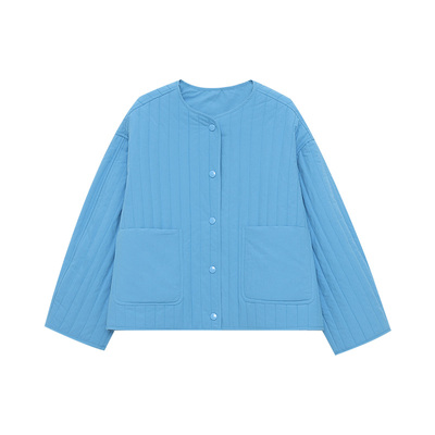 木岸muan小富士棉服定制百搭宽松保暖长袖棉衣外套女D-JD-8521