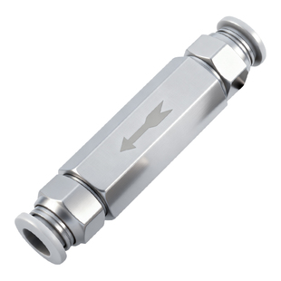 KA铜CV气动单向阀气体止回阀2分3分4分止逆阀02 03 04 08 10 15