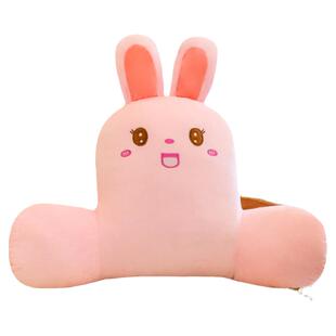 动漫卡通毛绒办公室座椅靠枕腰靠腰垫久坐靠垫腰枕靠背垫椅子抱枕