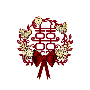 喜字结婚专用婚房布置大门男方新房间装饰门贴女方卧室囍字贴套装