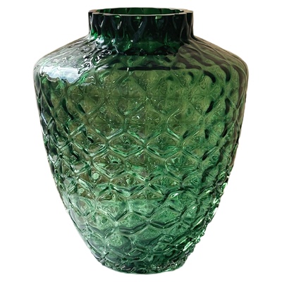 现代简约高级感大肚子琉璃花瓶