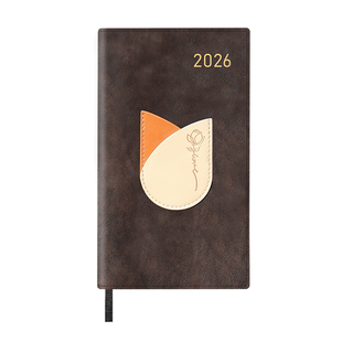 文创艺新款2026年日程本时间管理weekly周计划本精致高级日记本商务高档记事本小随身便携口袋本定制可印logo