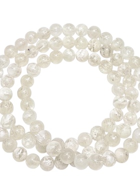 天然雪花幽灵三圈手串时尚小清新