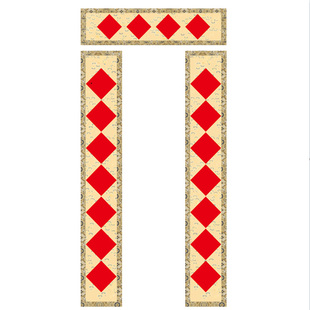 古风春联纸2026宣纸对联七言五言半熟宣高清微喷蜡染底纸古色古香中式新年书法古韵万年红马年宣纸对联纸书法