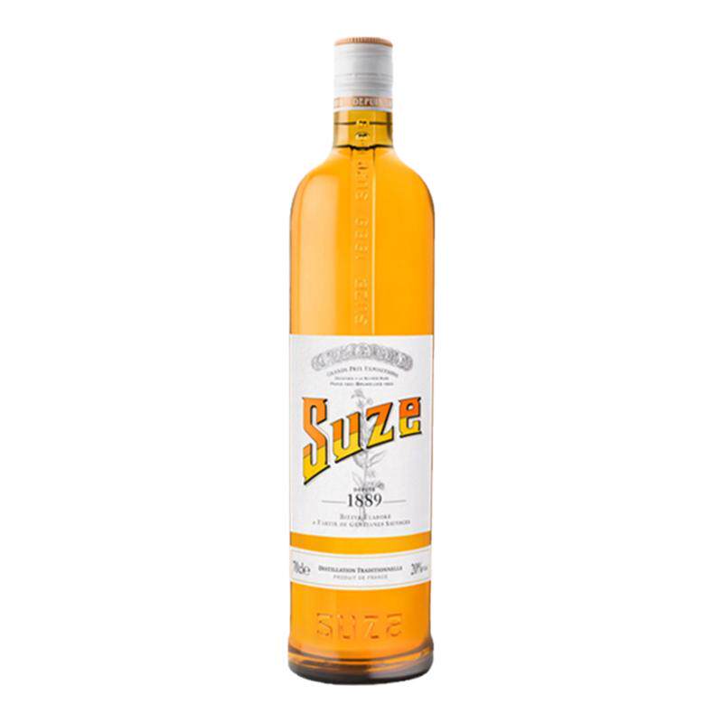 【高地】苏士利口酒配制酒苏姿力娇酒苏兹龙胆酒法国进口正品Suze