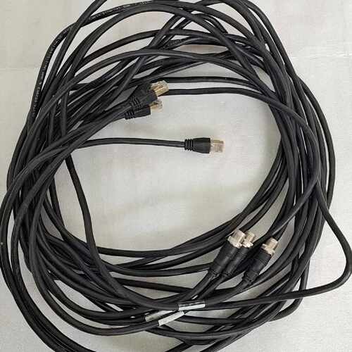 溢价-M12-8P X code公头转RJ45工业以太网连接器 千