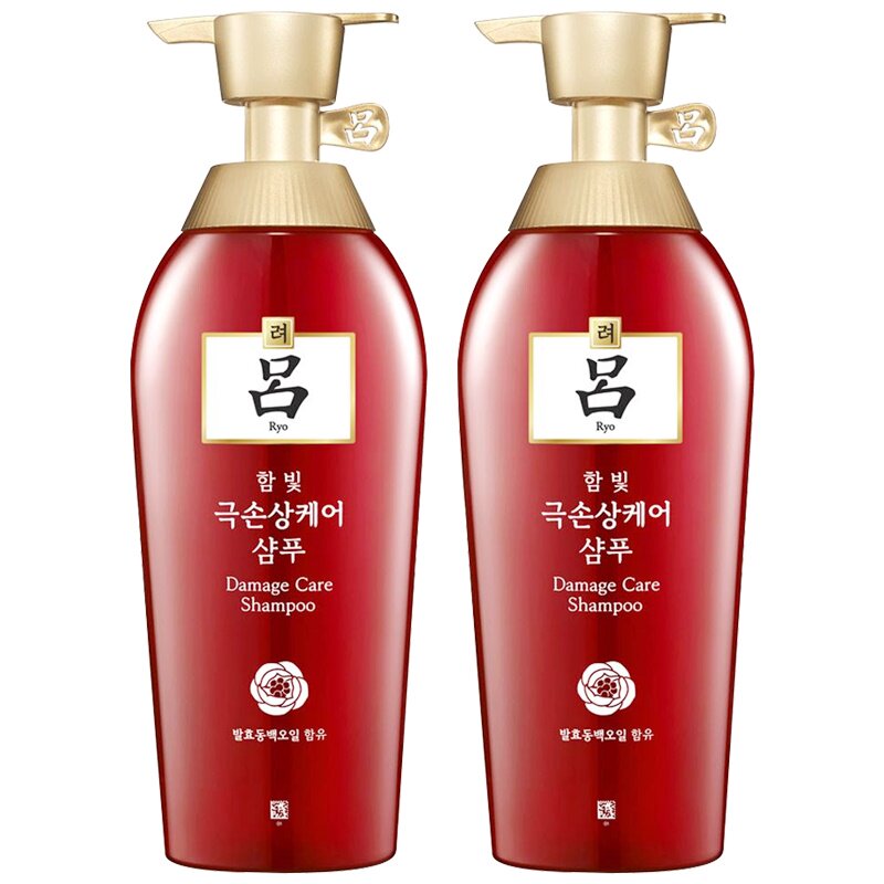 【自营】RYO红吕洗发水400ml*2女士受损修护控油去屑温和滋养护理