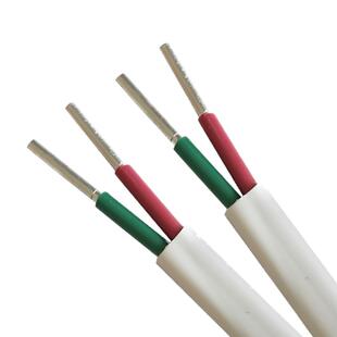 国标白色铝线电线电缆线2.5 4 6平方护套线2芯国标铝芯户外电源线